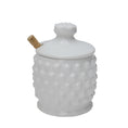 Load image into Gallery viewer, Honey Jar w/ Honey Dipper, White
