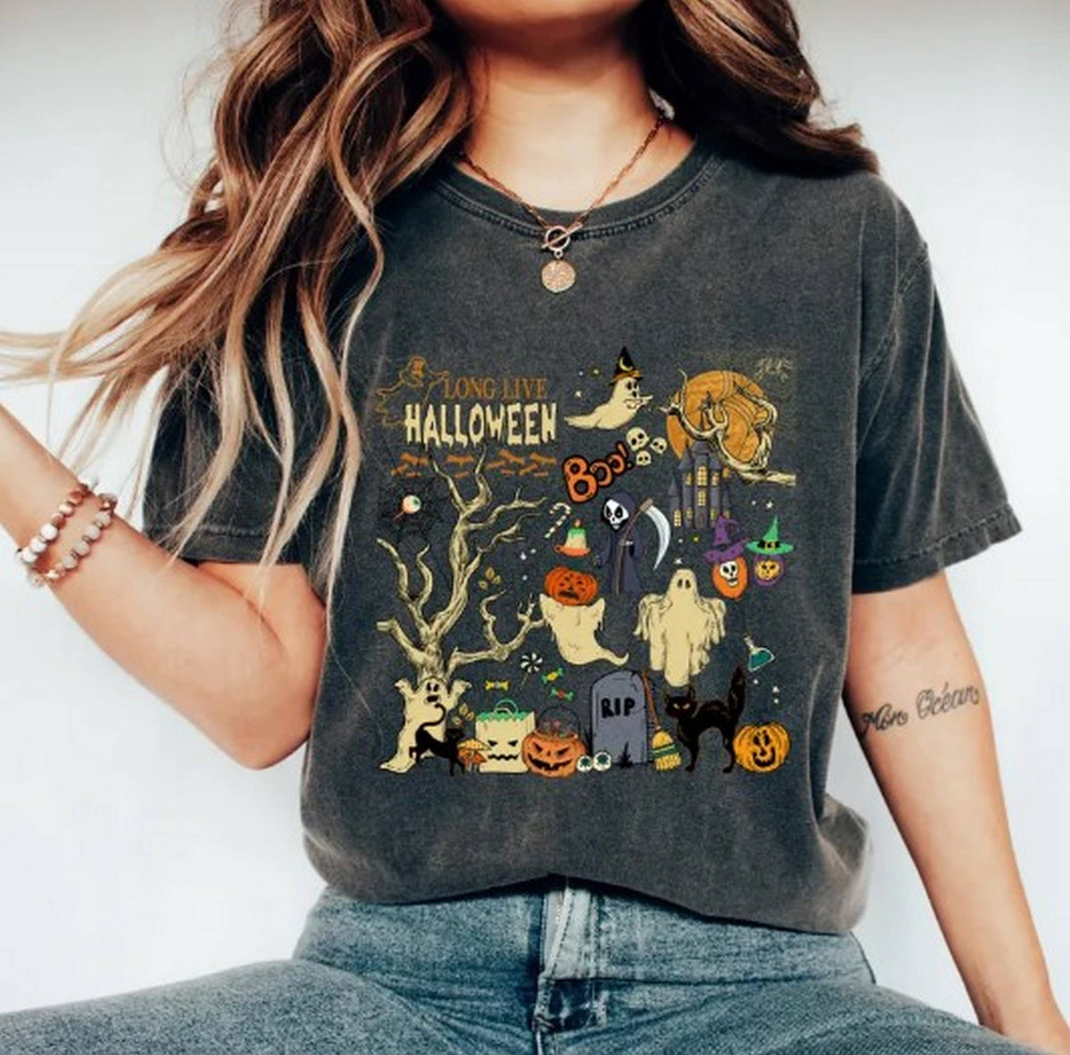Shirt, Long Live Halloween