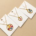 Load image into Gallery viewer, NECKLACE, 18K STAINLESS STEEL TARNISH FREE FLOWER

