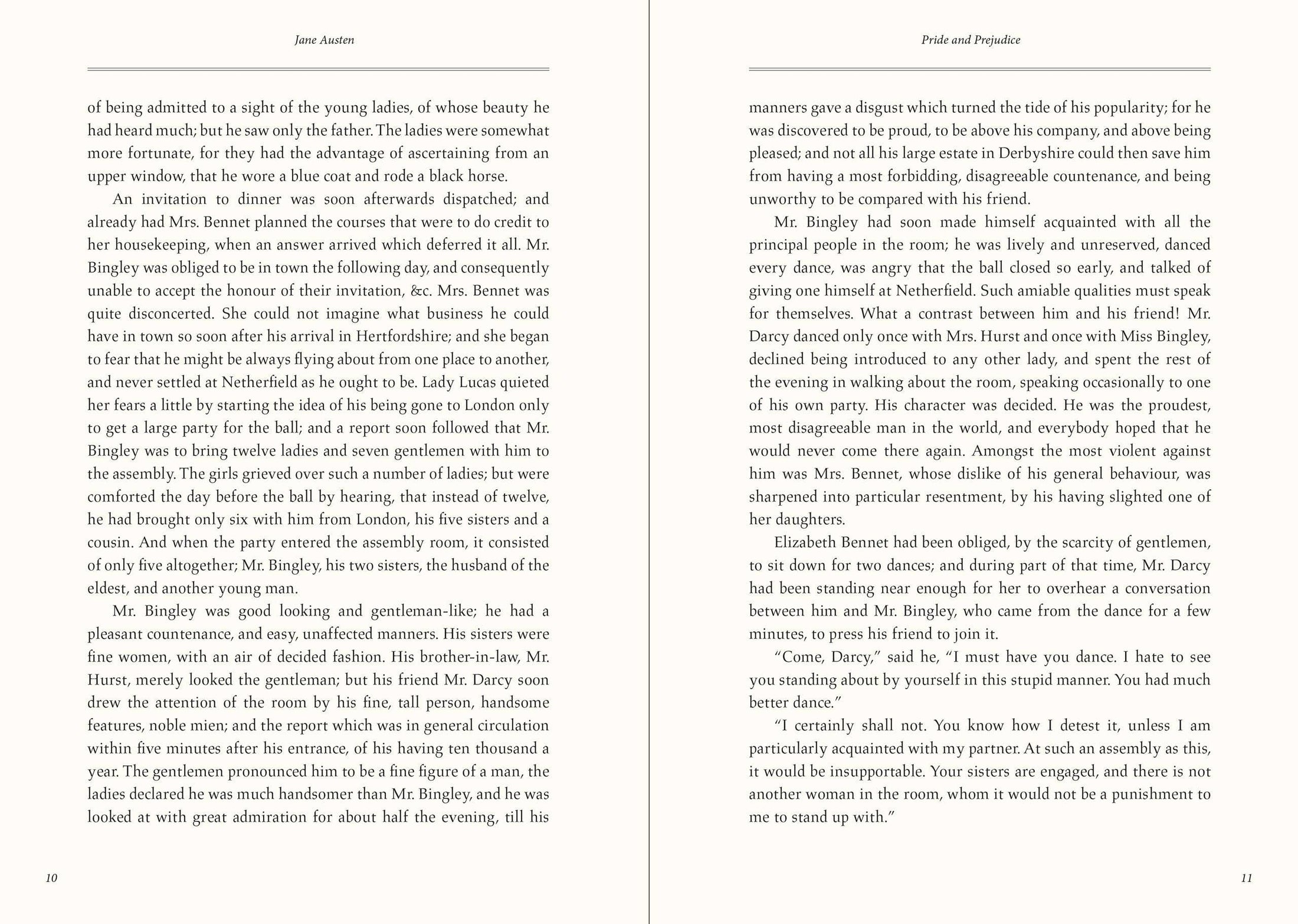 Keepsake Book, Pride and Prejudice