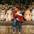 Load image into Gallery viewer, Little Nibble 12" Floppy Bunny - Almond Joy
