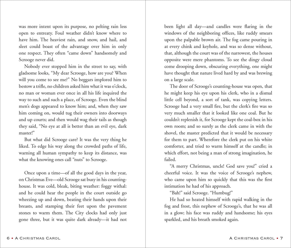 Keepsake Book, A Christmas Carol