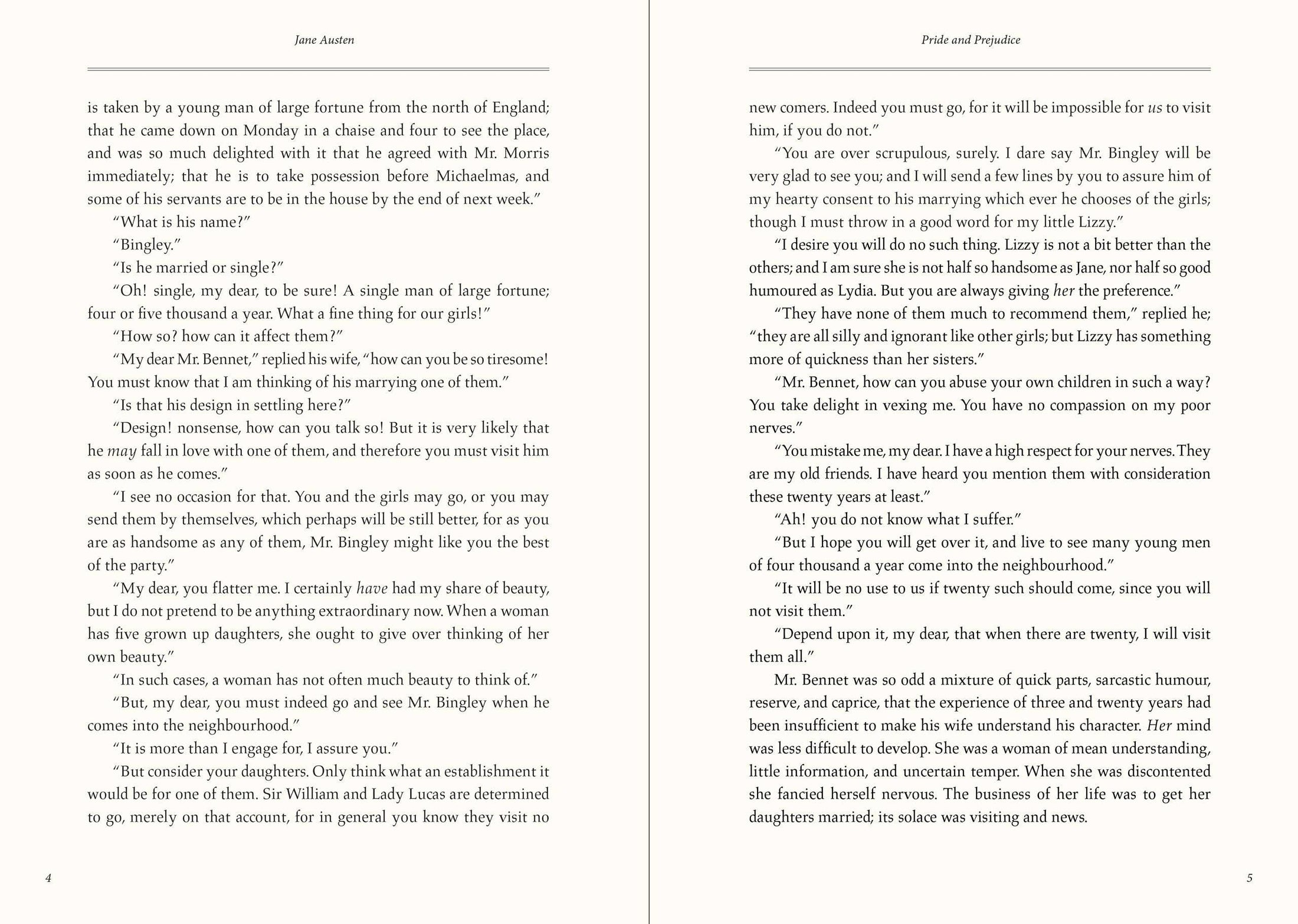 Keepsake Book, Pride and Prejudice