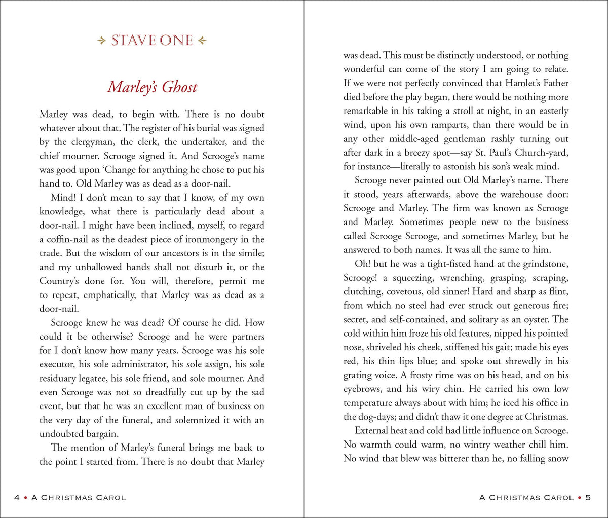 Keepsake Book, A Christmas Carol