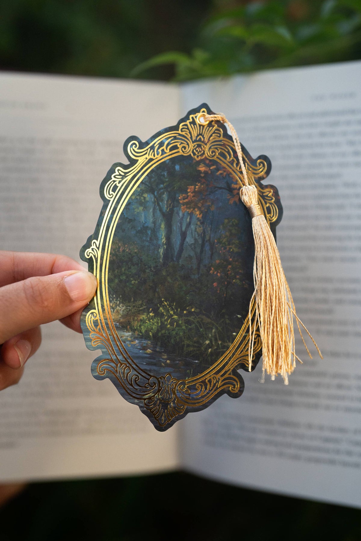 The Shadowed Grove Foil Bookmark | Bookish Romantasy