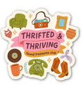 Load image into Gallery viewer, Sticker, Thrifted & Thriving
