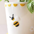 Load image into Gallery viewer, Planter, Small Bee Planter and Tray
