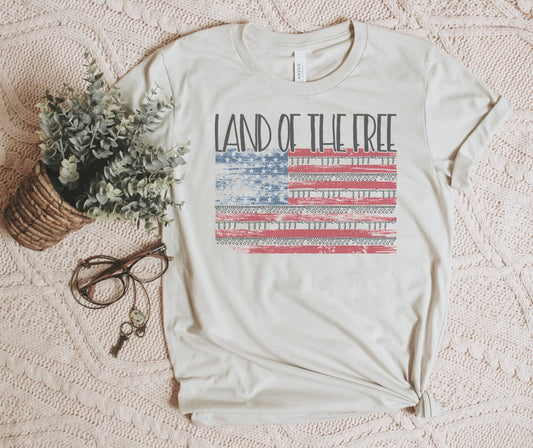 Land of the Free | Patriotic T Shirt