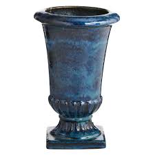 Blue Tall Urn