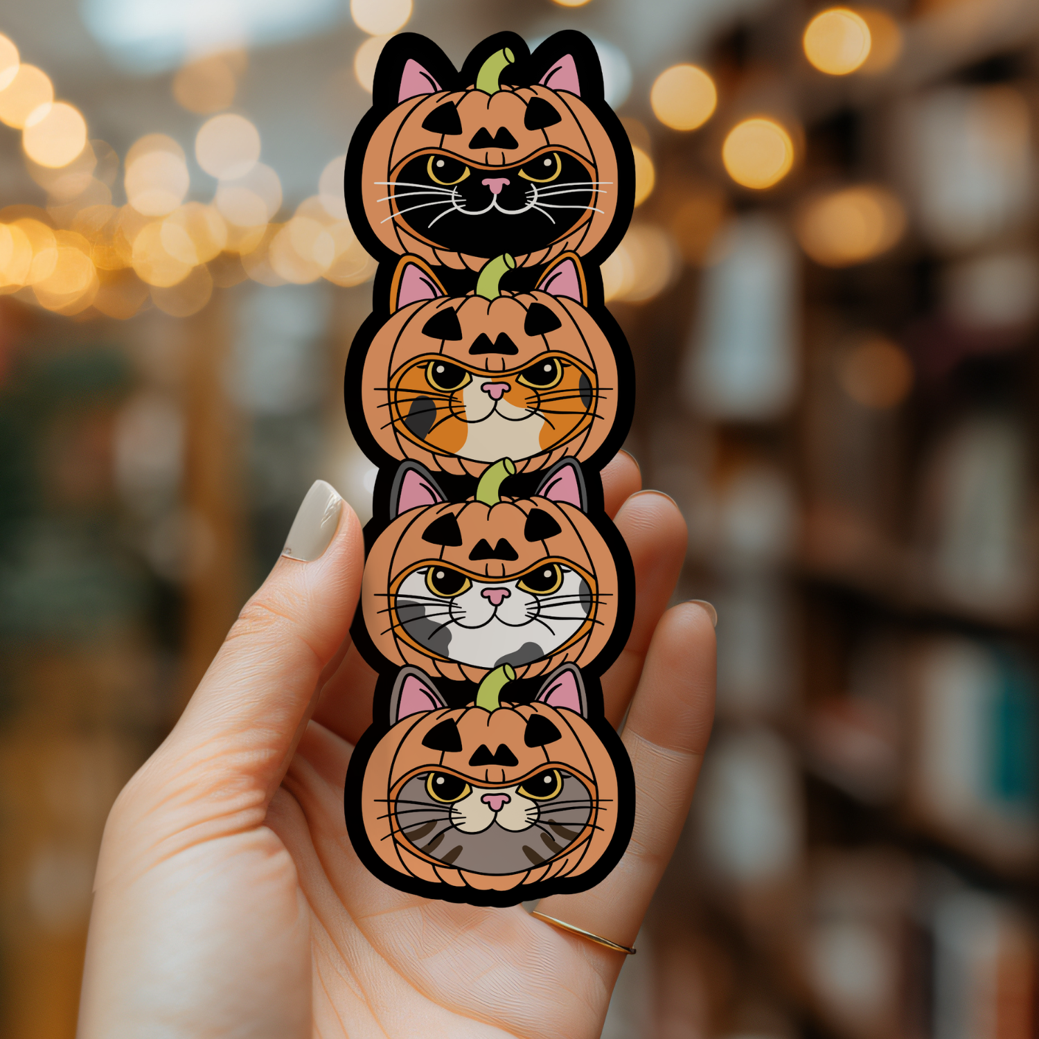 Bookmark, Cat-O-Lantern