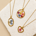 Load image into Gallery viewer, NECKLACE, 18K STAINLESS STEEL TARNISH FREE FLOWER
