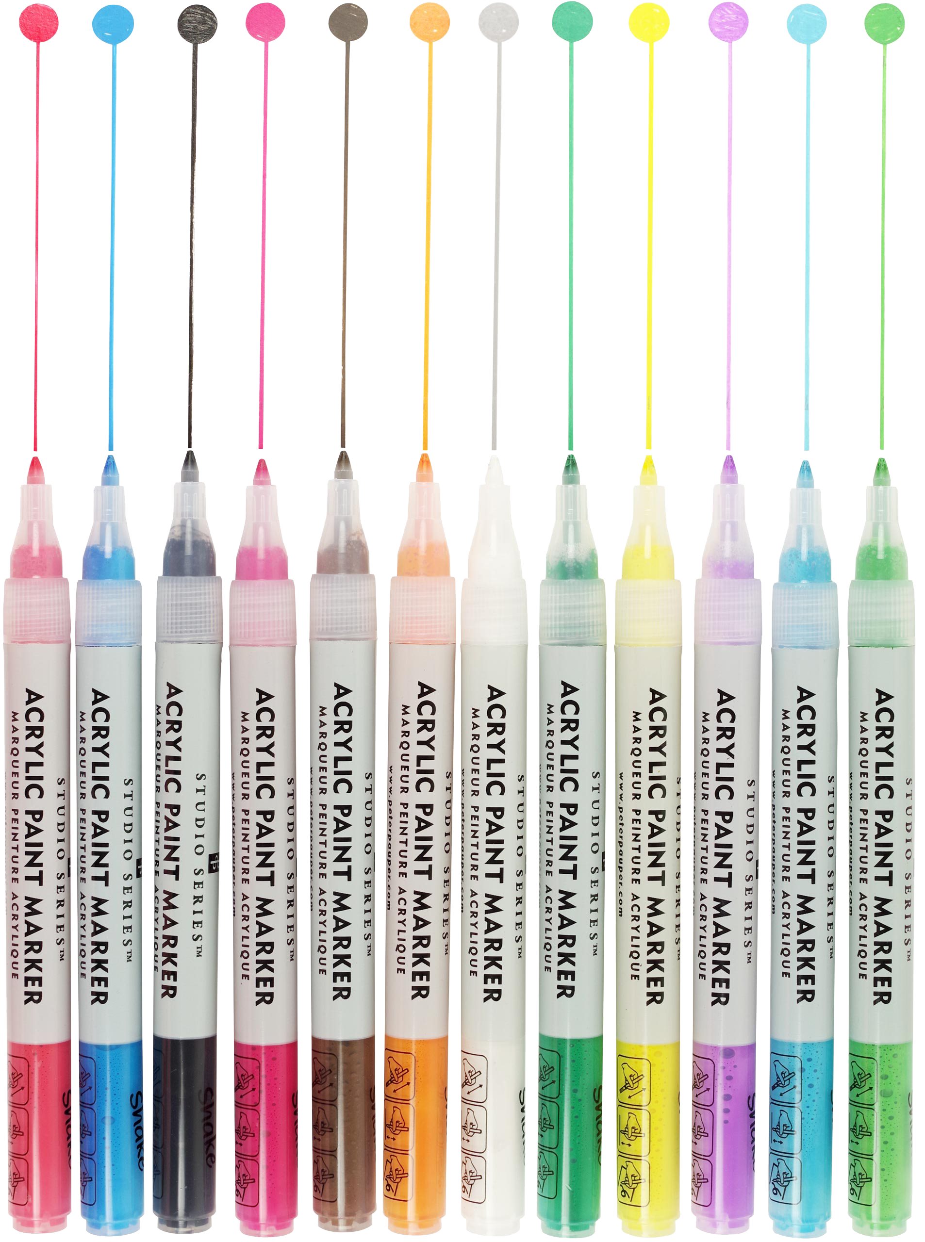 Acrylic Paint Markers (Set of 12)