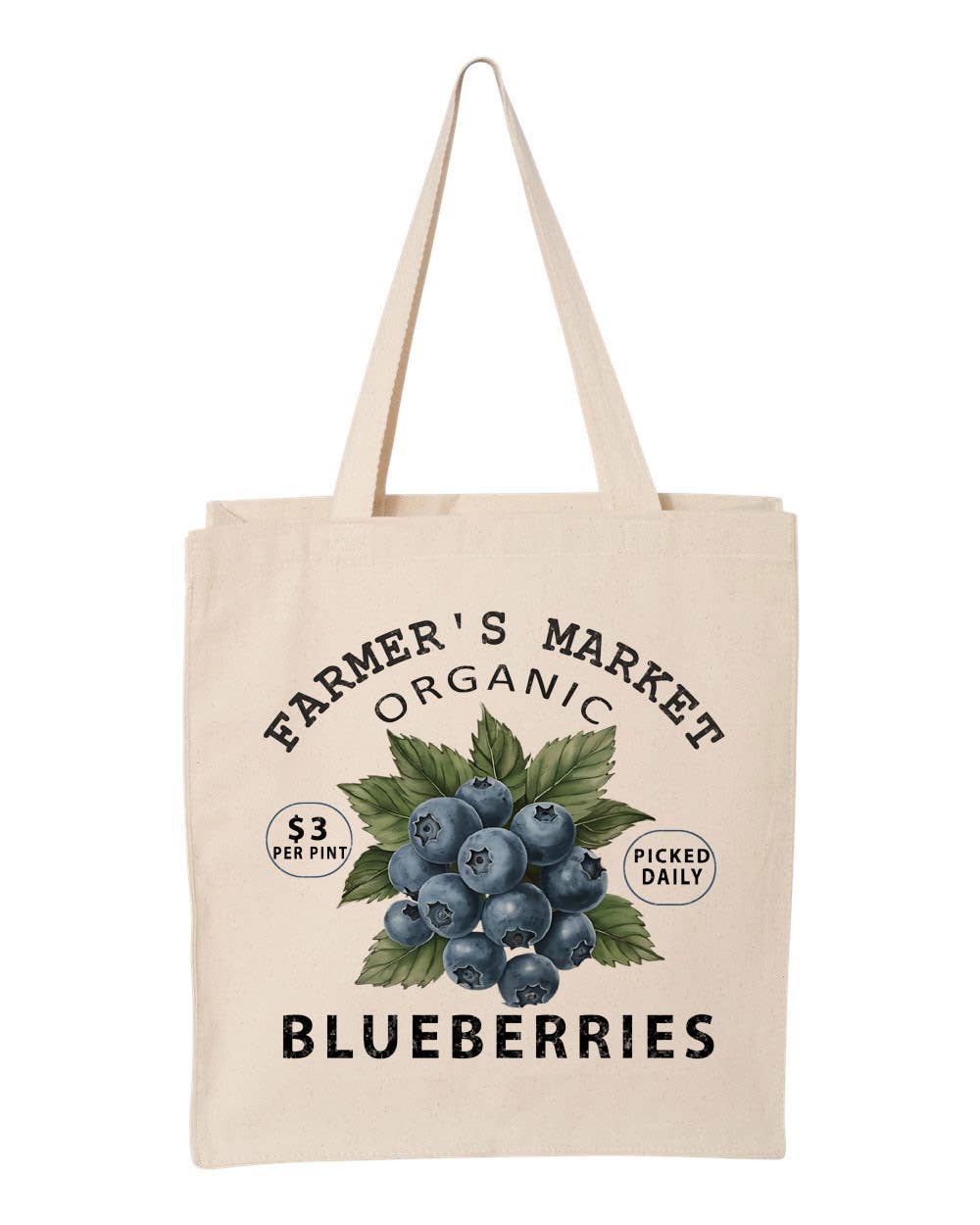 Tote Bag, Blueberries Everyday