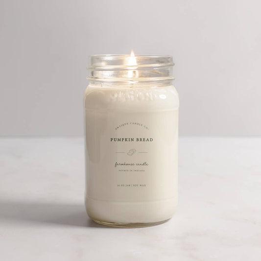 Pumpkin Bread - Soy Wax Mason Jar Candle