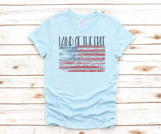Land of the Free | Patriotic T Shirt