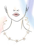 Load image into Gallery viewer, NECKLACE, 18K STAINLESS STEEL TARNISH PEARL FLOWER
