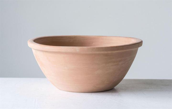 Large Round Terracotta Bowl