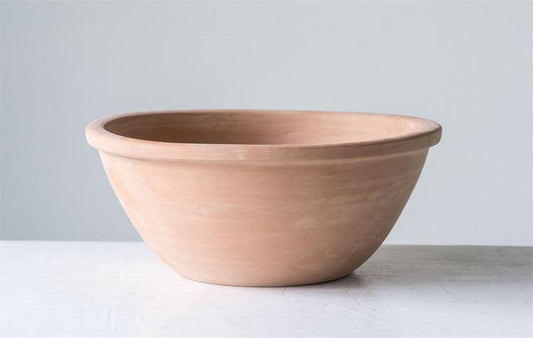 Large Round Terracotta Bowl