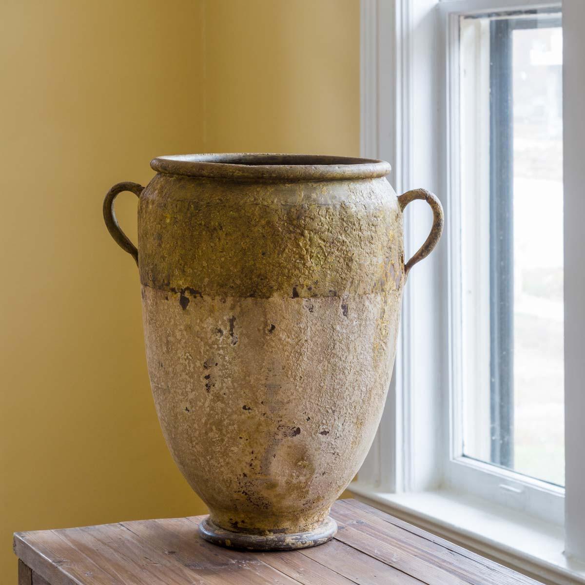 Metal French-Style Garden Pot
