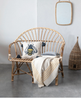 Load image into Gallery viewer, Pillow, Cotton Punch Hook w/Bee & Tassels
