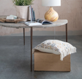 Load image into Gallery viewer, Pillow, Stonewashed Cotton Blend Slub w/Fringe
