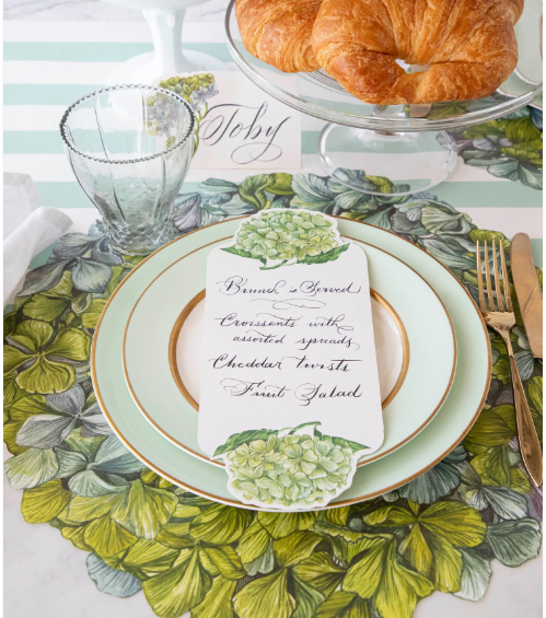 Placemat, Die-Cut Hydrangea