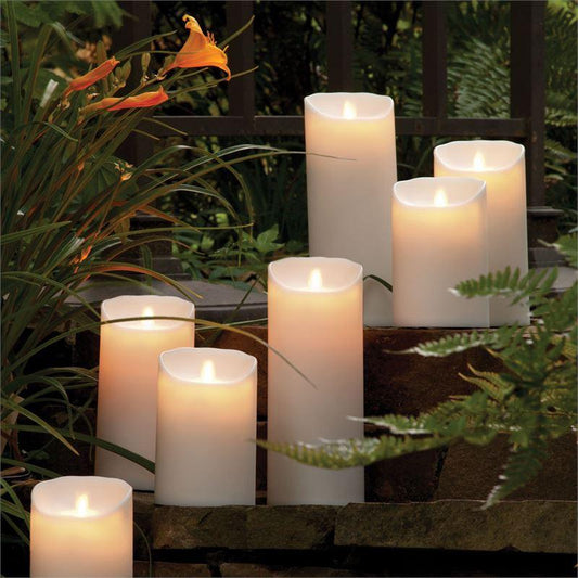 Lightli Wick-to-Flame Outdoor Pillar