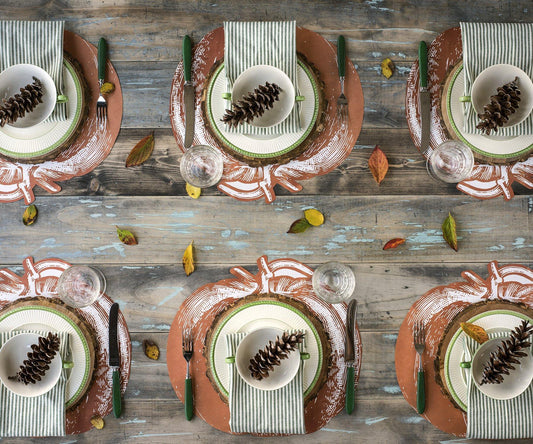 Placemat, Die Cut Pumpkin