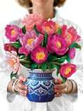 Load image into Gallery viewer, Peony Paradise (8 Pop-up Greeting Cards)
