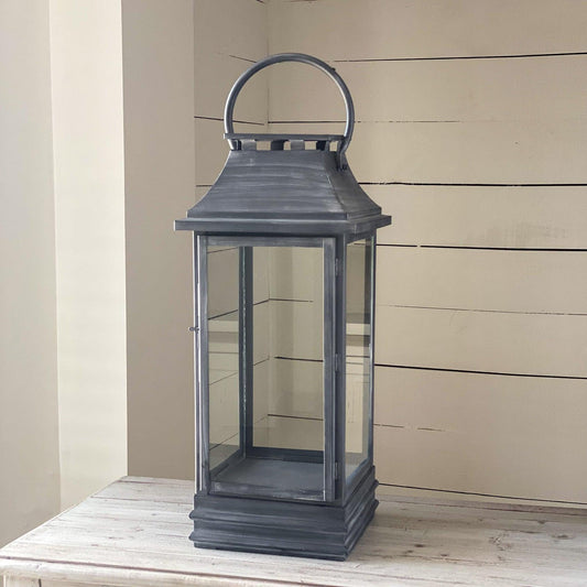Lantern, Chester Antique black