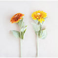 Load image into Gallery viewer, Faux Sunflower Stem
