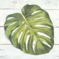 Load image into Gallery viewer, Placemat, Die Cut Leaf Monstera

