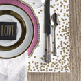 Load image into Gallery viewer, Placemat, Gold Confetti
