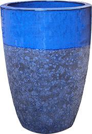 Two-Tone Talia Planter, Blue