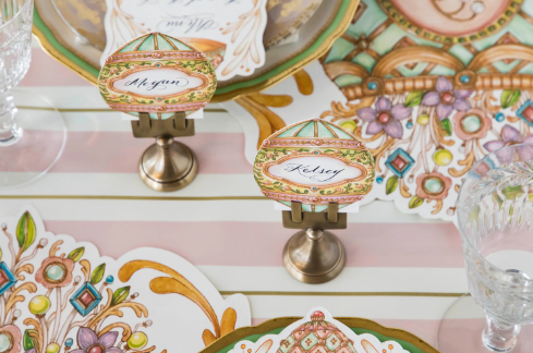 Runner, Pink & Gold Awning