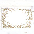 Load image into Gallery viewer, Placemat, Gold Confetti
