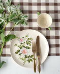 Load image into Gallery viewer, Brown Painted Check Runner
