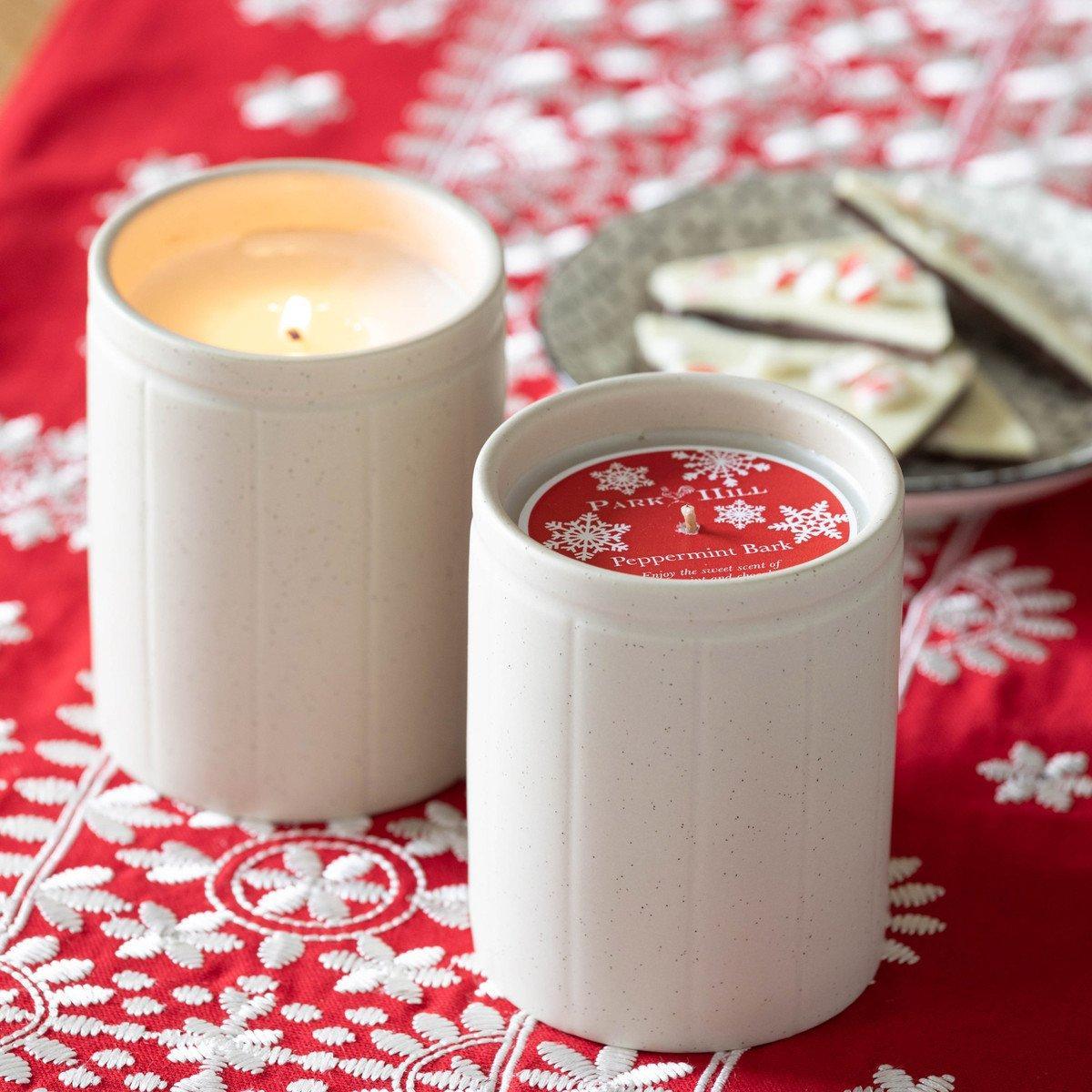 Honey Locust Farms Peppermint Bark Candle