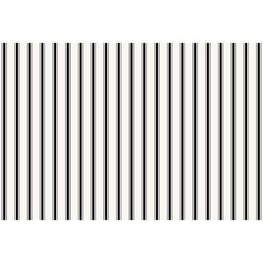 Placemat, Black Ribbon Stripe