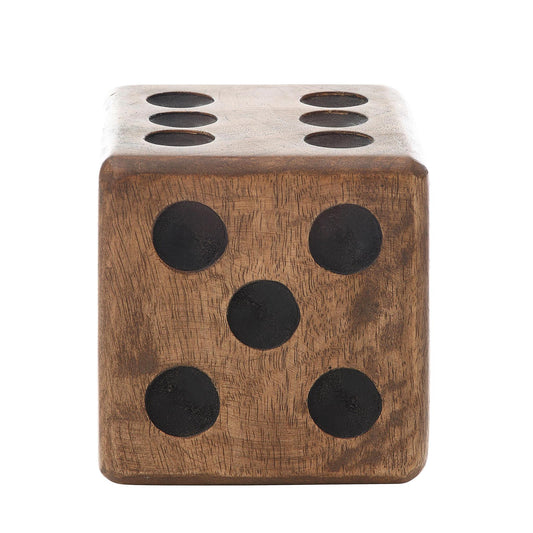 Mango Wood Hand-Carved Dice